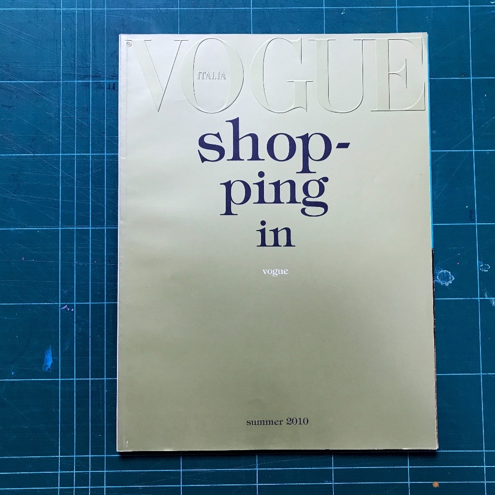 Vogue Italia Feb 2010 Shopping magazine